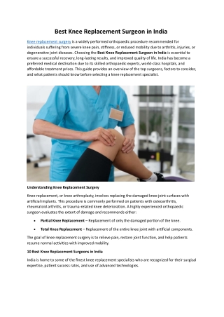 Best Knee Replacement Surgeon in India (1)