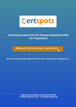 NetApp Technology Solutions Professional NS0-005 Dumps Questions