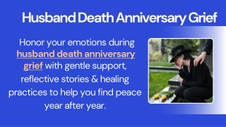 Husband Death Anniversary Grief