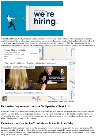 Should I Still Hire An Attorney If Im Innocent?