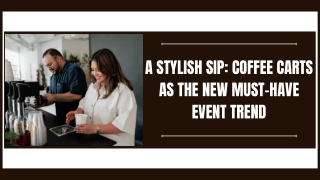 Quality Coffee Served With Professional Care