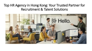 Top HR Agency in Hong Kong