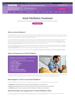 Natural & Integrative Strategies for A-Fib Management _ Dr. Cynthia