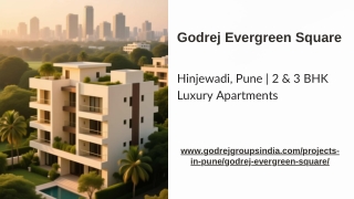 Godrej Evergreen Square: Buy New 2 & 3 BHK Flats In Pune