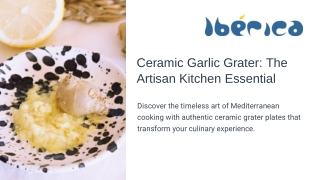 Ceramic Garlic Grater: The Artisan Kitchen Essential