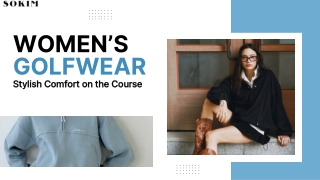 Women’s Golfwear – Stylish Comfort on the Course