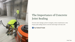 Commercial Concrete Joint Maintenance