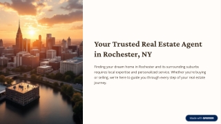 Your Trusted Real Estate Agent in Rochester NY