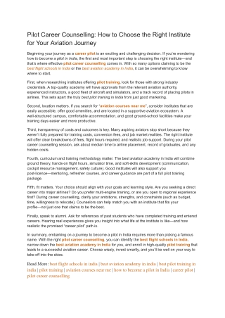 Pilot Career Counselling_ How to Choose the Right Institute for Your Aviation Journey (1)
