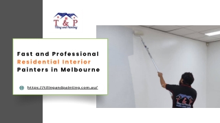 Fast and Professional Residential Interior Painters in Melbourne