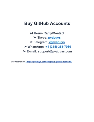 Step-by-Step Guide to Buying Old Buy GitHub Accounts from USA, UK