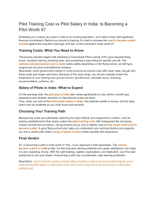 Pilot Training Cost vs Pilot Salary in India_ Is Becoming a Pilot Worth It (1)