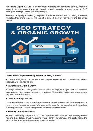 Local SEO & Online Reputation Management