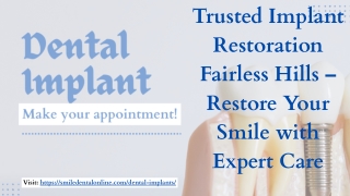 Trusted Implant Restoration Fairless Hills – Restore Your Smile with Expert Care