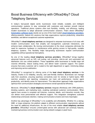 Boost Business Efficiency with Office24by7 Cloud Telephony Services.docx  Google Docs
