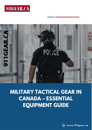 Premium Law Enforcement Gear for Reliable Duty Performance