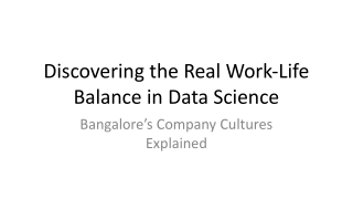 Discovering the Real Work-Life Balance in Data Science