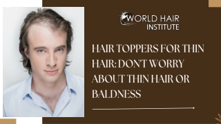 Hair Toppers for Thin Hair Don't Worry about Thin Hair or Baldness