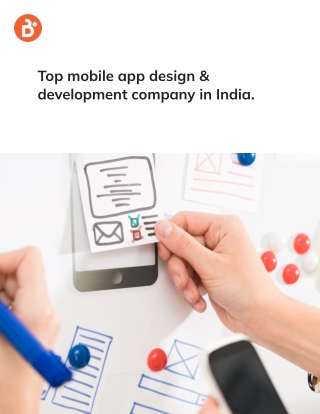 Top mobile app design & development company in India.