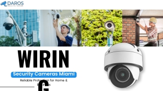 Wiring Security Cameras Miami-Reliable Protection for Home & Business
