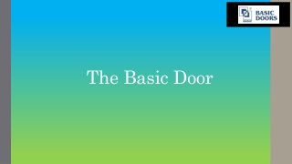 STAINLESS STEEL MAIN DOOR