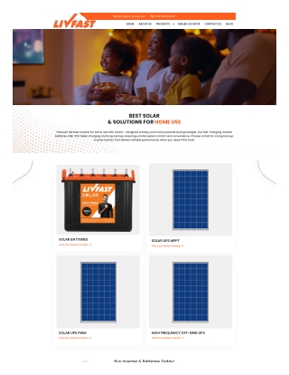 Livfast Power Solutions Nigeria | Reliable Solar Energy Systems