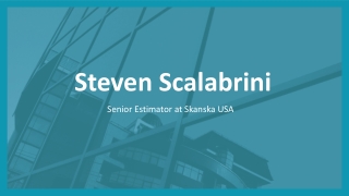 Steven Scalabrini - A Detail-Defining Planner - Oakland, NJ