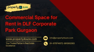 DLF Corporate Park: Modern Office Space for Rent in Gurgaon