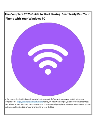 Complete 2025 Guide to Network Setup: Configure Your PC with aka.ms/networksetup