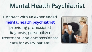 Mental Health Psychiatrist