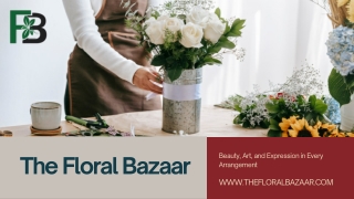 Luxury Flower Bouquets Bangalore | The Floral Bazaar