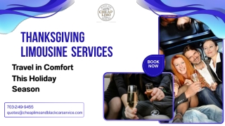 Thanksgiving Limousine Services – Travel in Comfort This Holiday Season