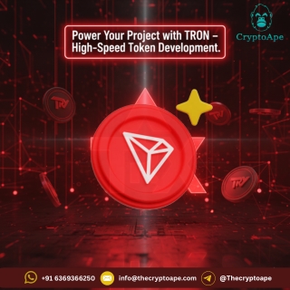 TRON Token Development (TRC-20 / TRC-721 / TRC-10) - Cryptoape