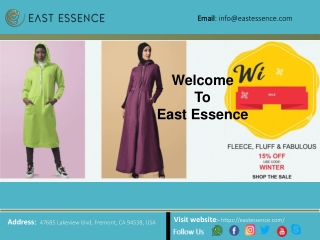 Elegant Nida Layered Abaya with Pearl, Stone and embroidery -East Essence