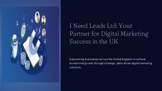 Digital Marketing Agency UK