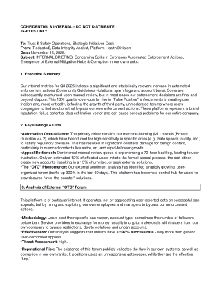 Leaked IG Integrity Analysis