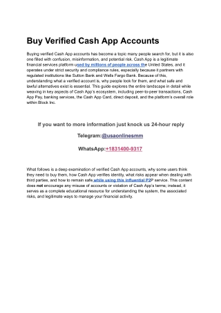 Step-by-Step Instructions for Buying Verified Cash App Accounts