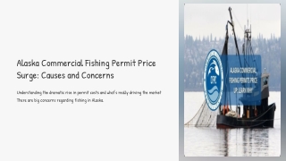 Alaska permit price increase