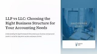 accounting firm LLP vs LLC