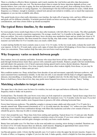 How Frequently Should You Get Botox? Dermatologists Weigh In