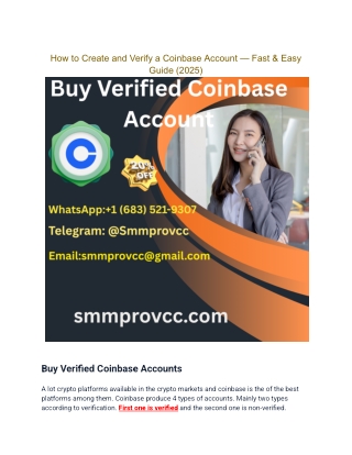 How to Create and Verify a Coinbase Account — Fast & Easy Guide (2025)