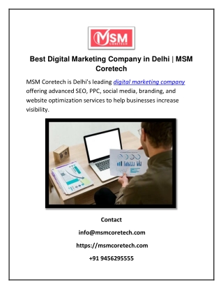 Best Digital Marketing Company in Delhi | MSM Coretech