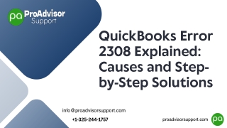 QuickBooks Error 2308 Explained Causes and Step-by-Step Solutions