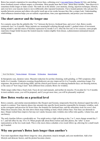 How Long Does Botox Last? Longevity Tips and Factors