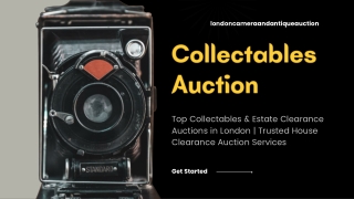 Top Collectables & Estate Clearance Auctions in London