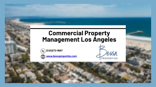 Commercial Property Management Los Angeles - www.bessaproperties.com
