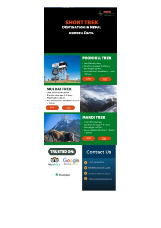 Short Trekking in Nepal Under 6 Days