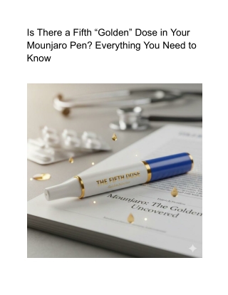 Is There a “Fifth Dose” in Your Mounjaro Pen? Weight Medics Explains