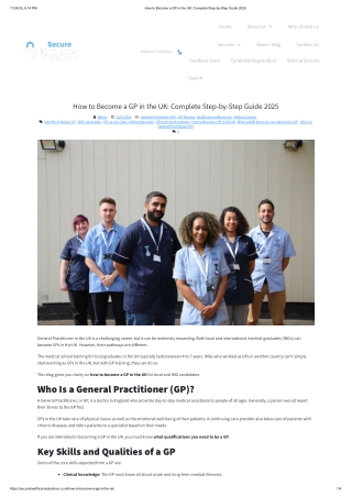 How to Become a GP in the UK_ Complete Step-by-Step Guide 2025