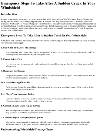 windshield repair Spartanburg SC: It's Not as Difficult as You Think